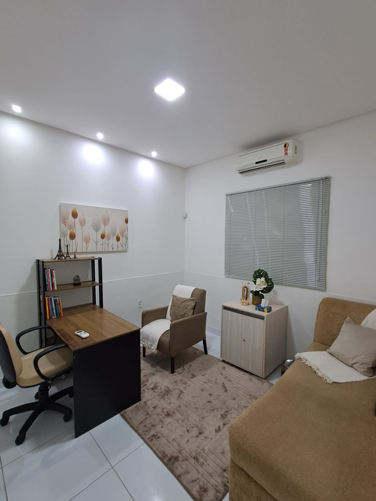 Sala de atendimento confortável